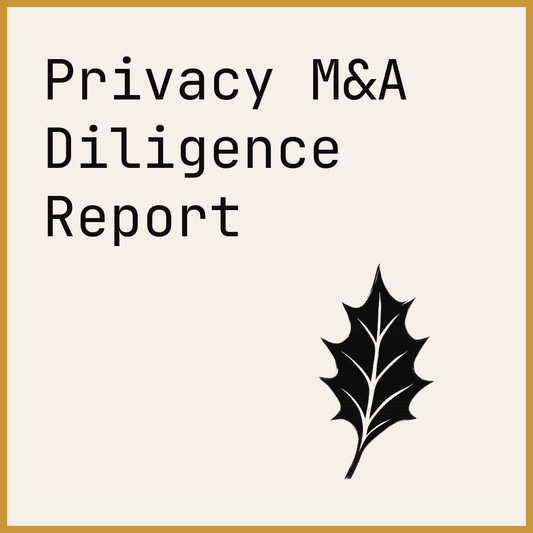 Privacy M&A Diligence Report