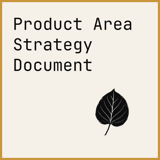 Product Area Strategy Document