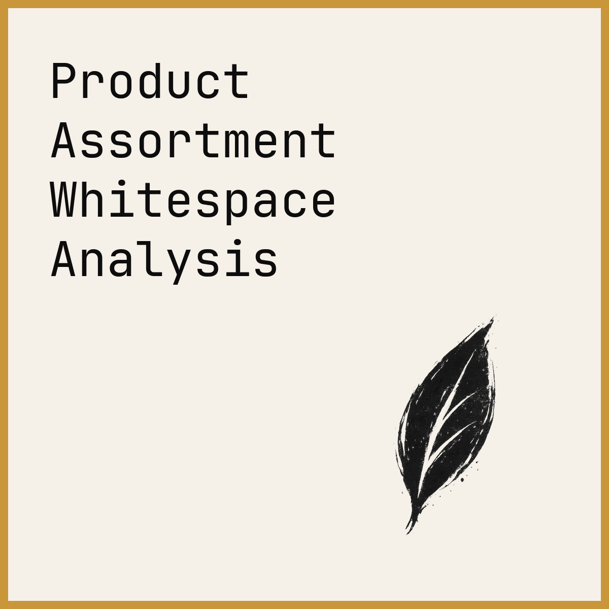 Product Assortment Whitespace Analysis