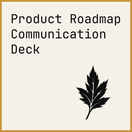 Product Roadmap Communication Deck