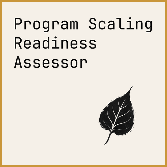 Program Scaling Readiness Assessor