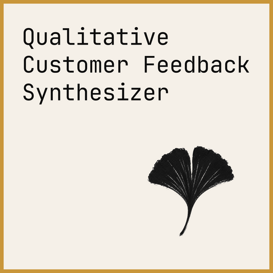 Qualitative Customer Feedback Synthesizer