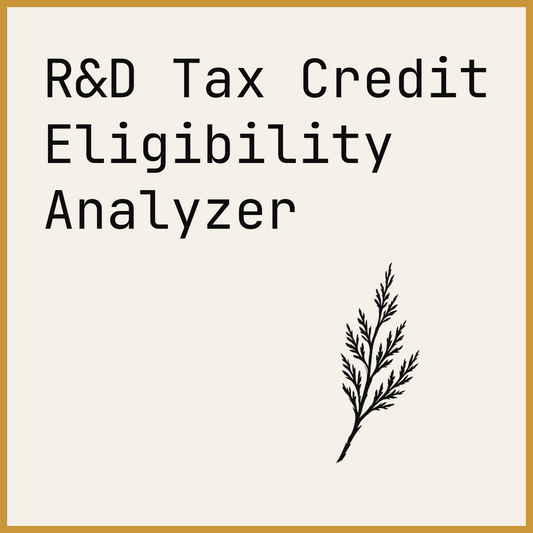 R&D Tax Credit Eligibility Analyzer