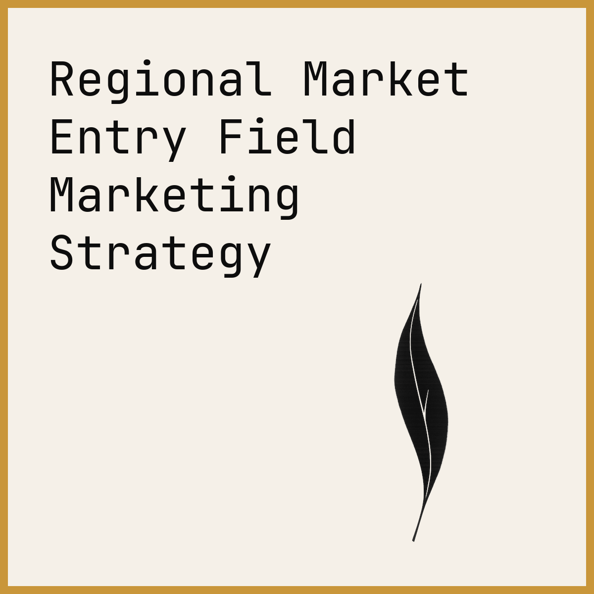 Regional Market Entry Field Marketing Strategy