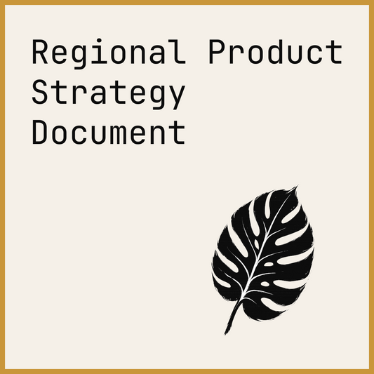Regional Product Strategy Document
