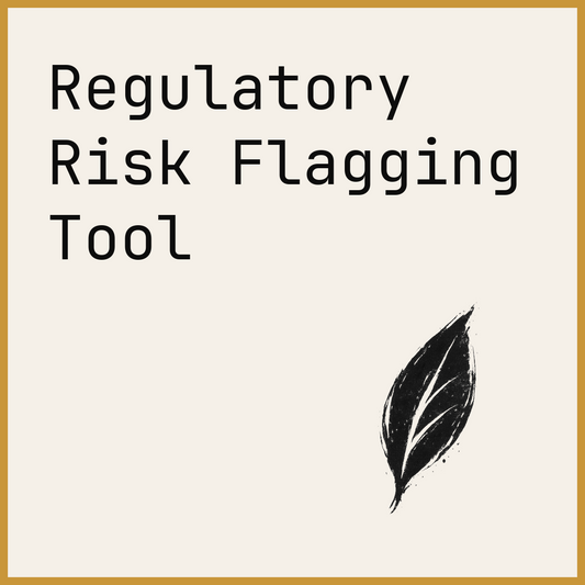 Regulatory Risk Flagging Tool