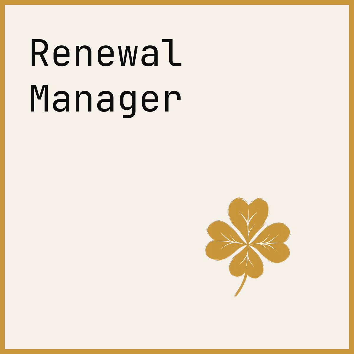 Renewal Manager