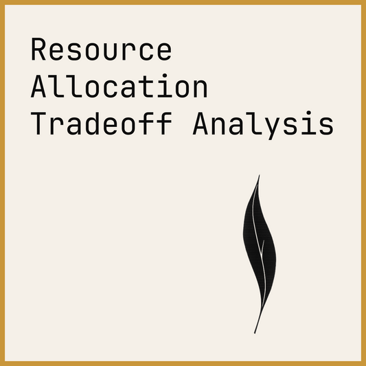 Resource Allocation Tradeoff Analysis