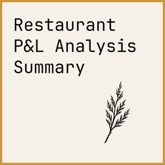 Restaurant P&L Analysis Summary