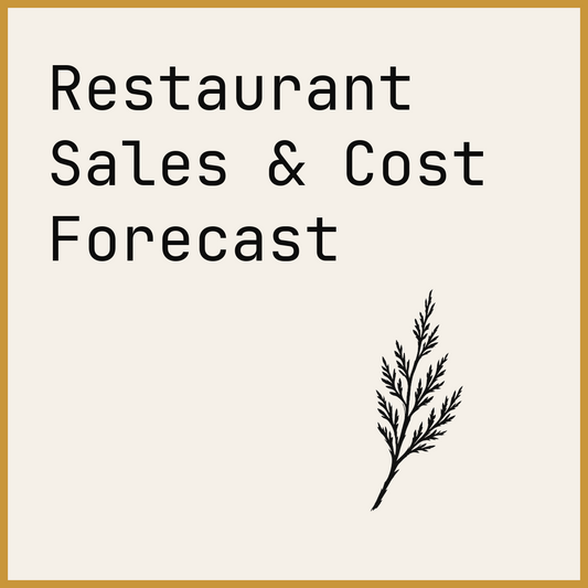 Restaurant Sales & Cost Forecast