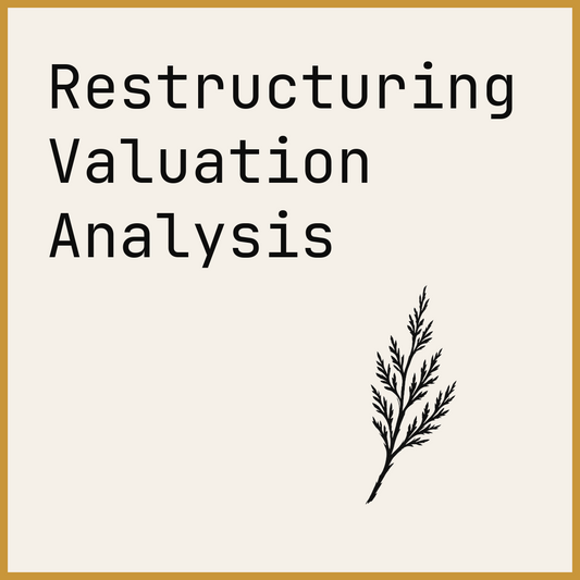 Restructuring Valuation Analysis