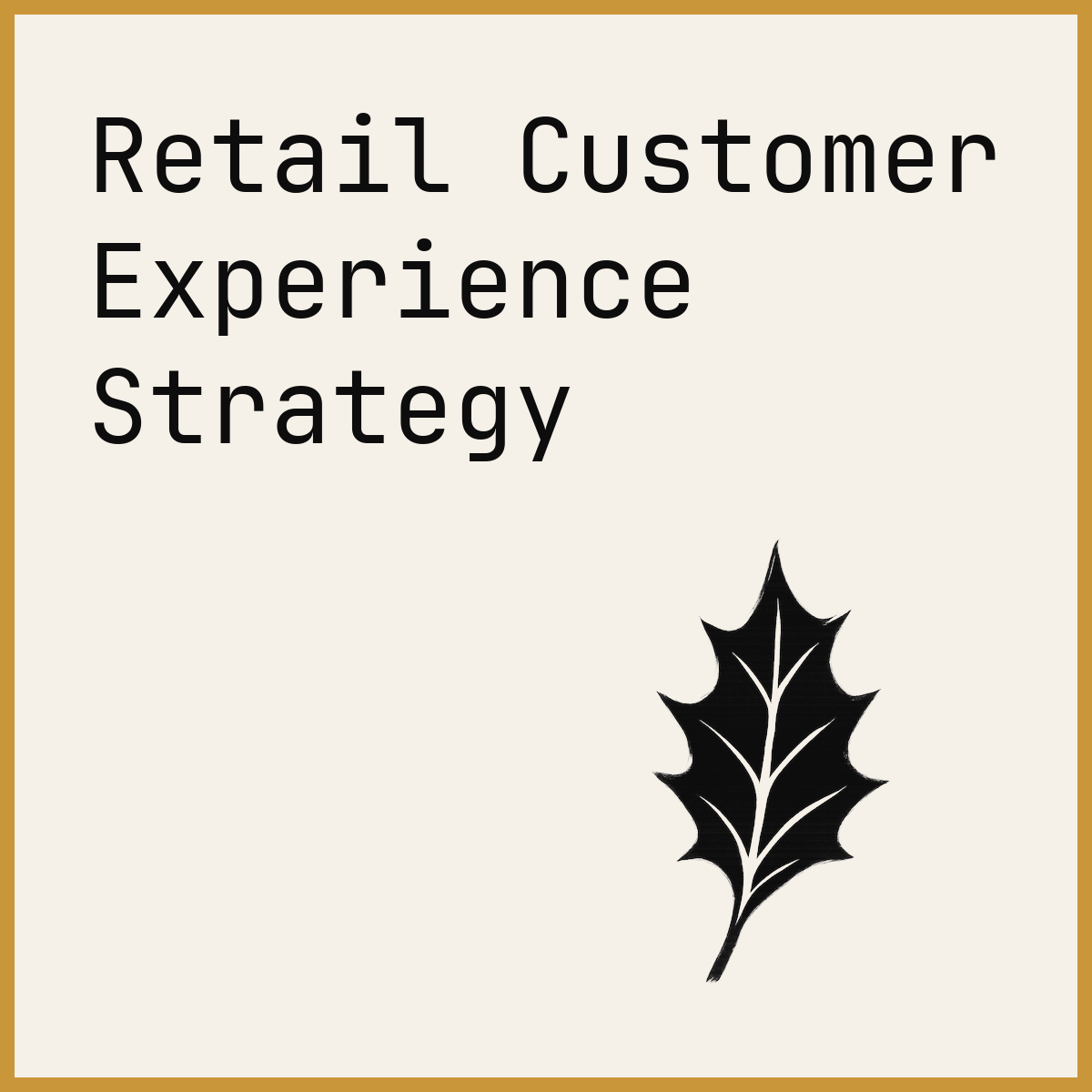 Retail Customer Experience Strategy