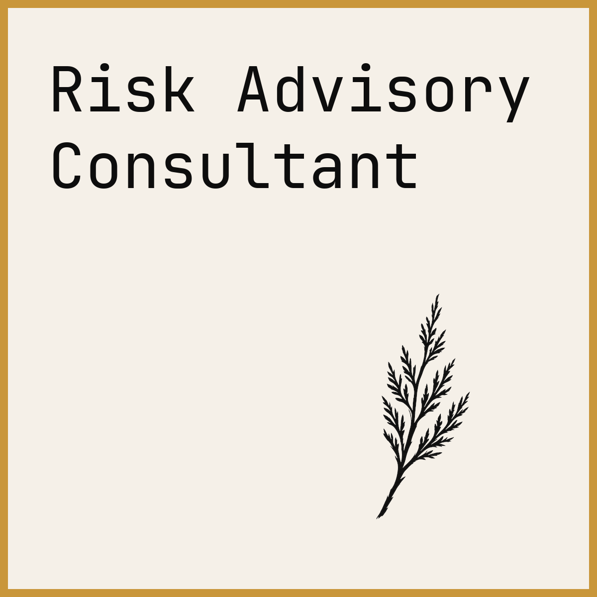 Risk Advisory Consultant