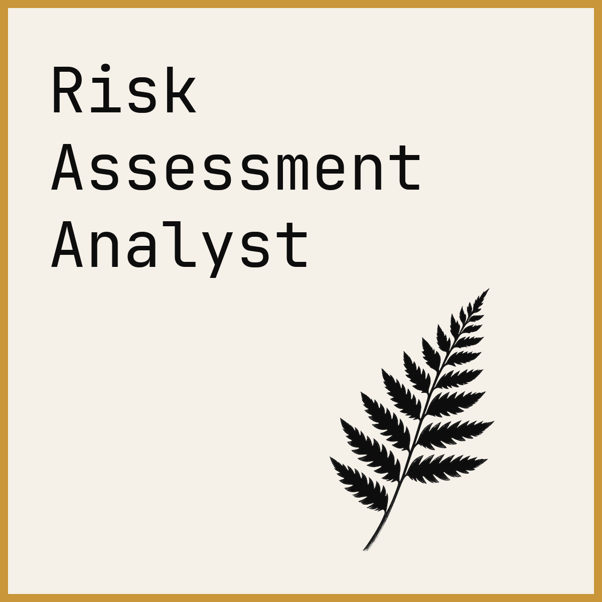 Risk Assessment Analyst