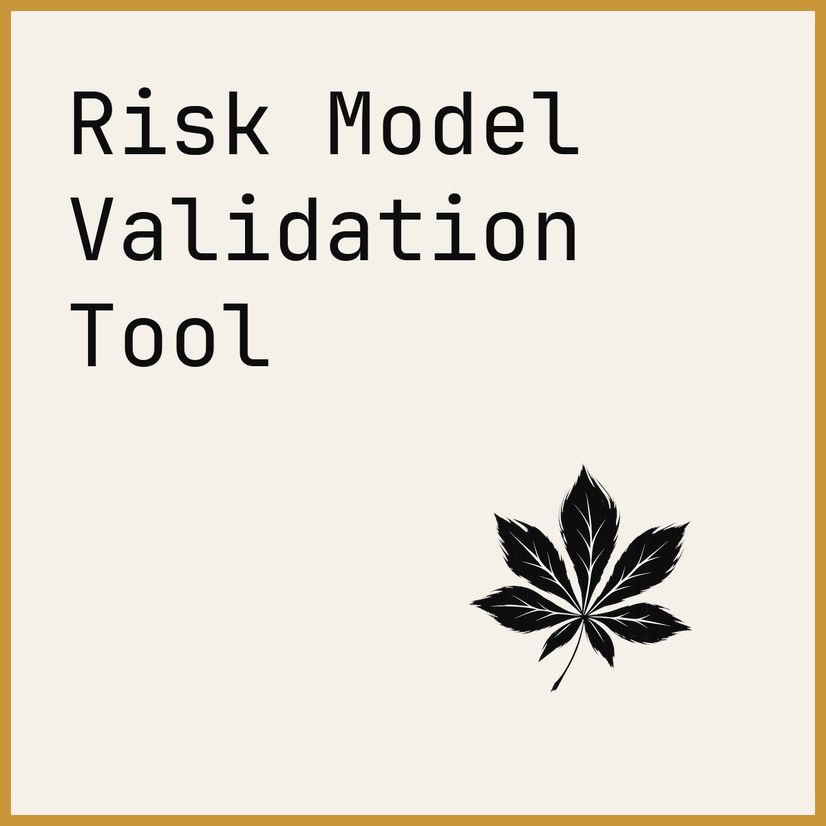 Risk Model Validation Tool