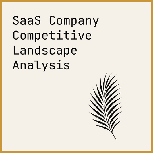 SaaS Company Competitive Landscape Analysis