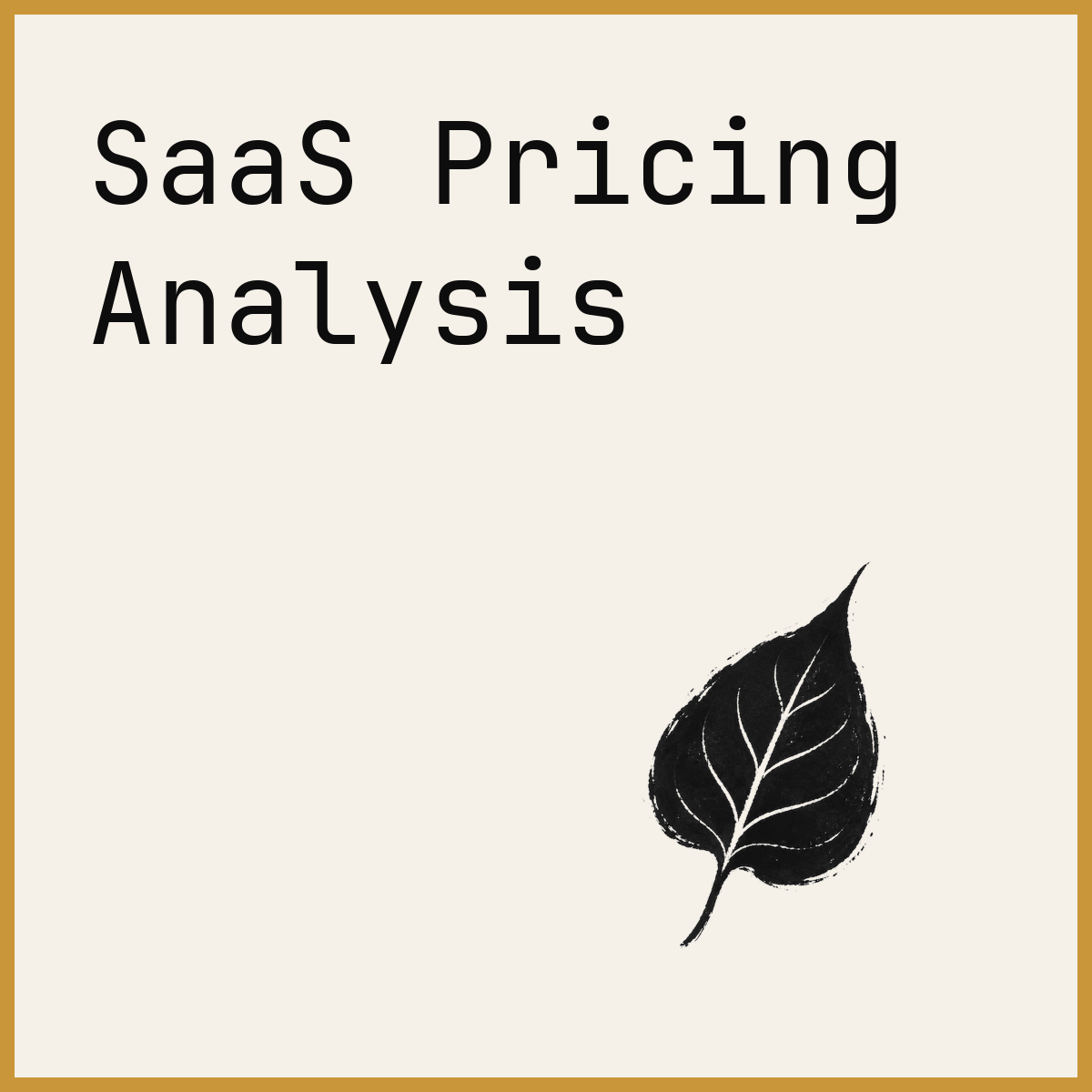 SaaS Pricing Analysis
