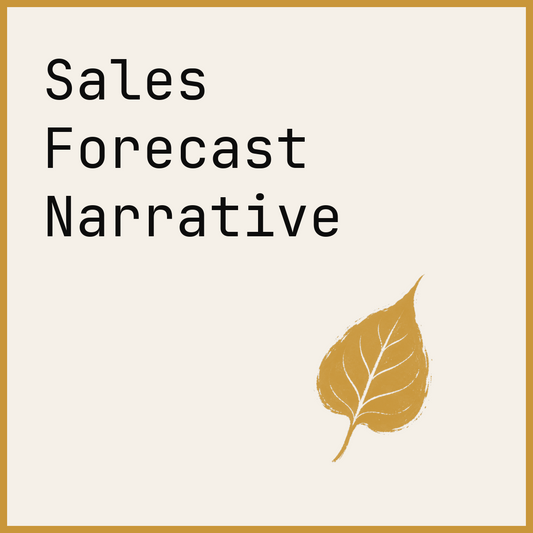 Sales Forecast Narrative