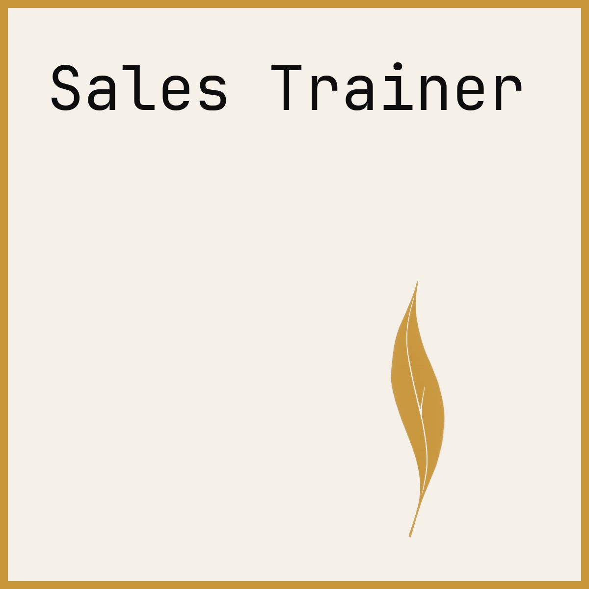 Sales Trainer