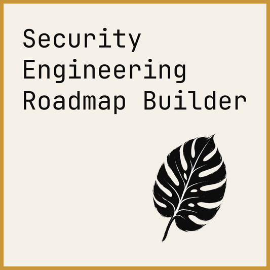 Security Engineering Roadmap Builder