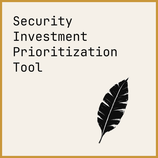 Security Investment Prioritization Tool
