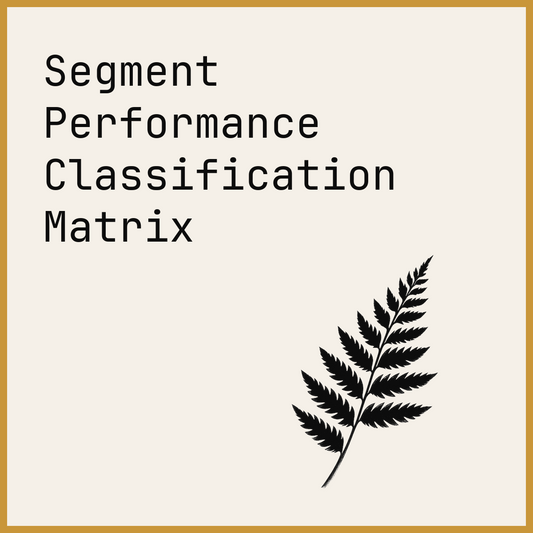 Segment Performance Classification Matrix