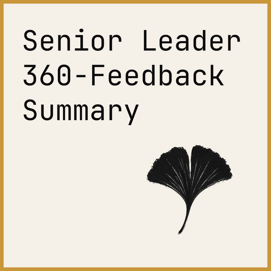 Senior Leader 360-Feedback Summary