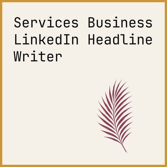 Services Business LinkedIn Headline Writer