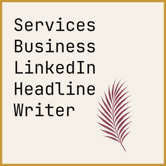 Services Business LinkedIn Headline Writer