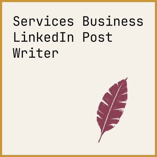 Services Business LinkedIn Post Writer
