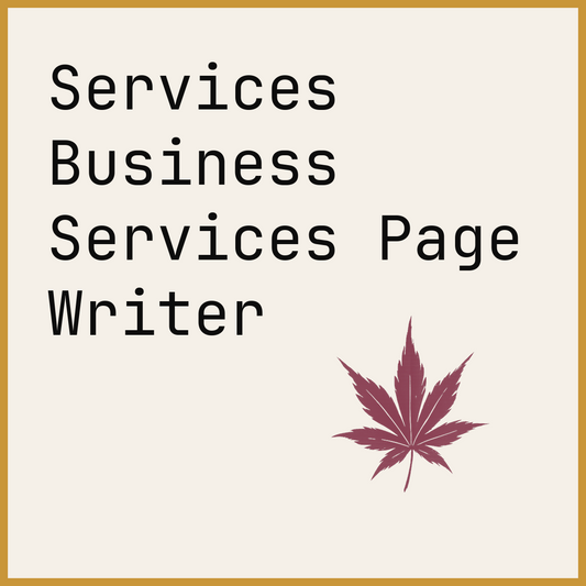 Services Business Services Page Writer