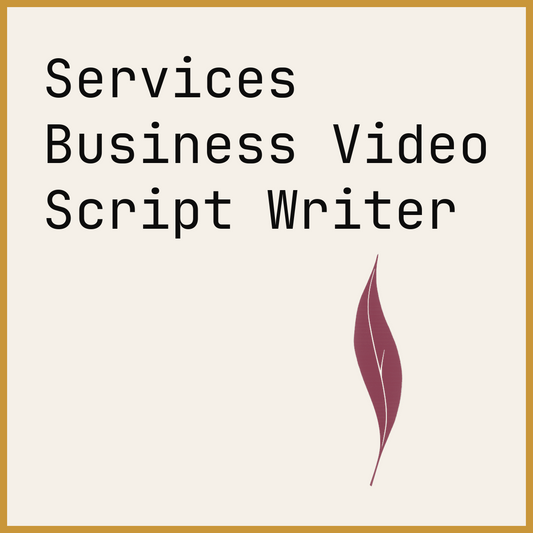 Services Business Video Script Writer