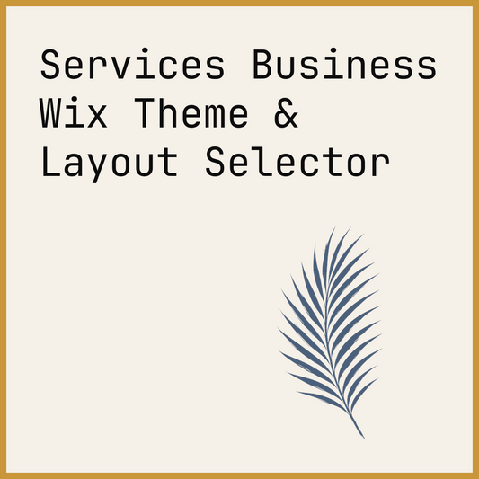 Services Business Wix Theme & Layout Selector