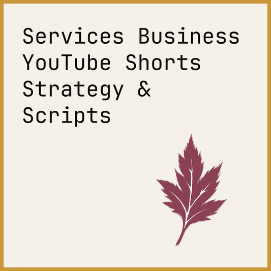 Services Business YouTube Shorts Strategy & Scripts