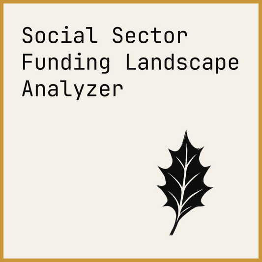 Social Sector Funding Landscape Analyzer