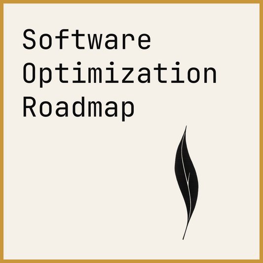 Software Optimization Roadmap