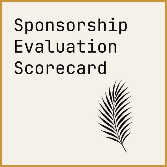 Sponsorship Evaluation Scorecard