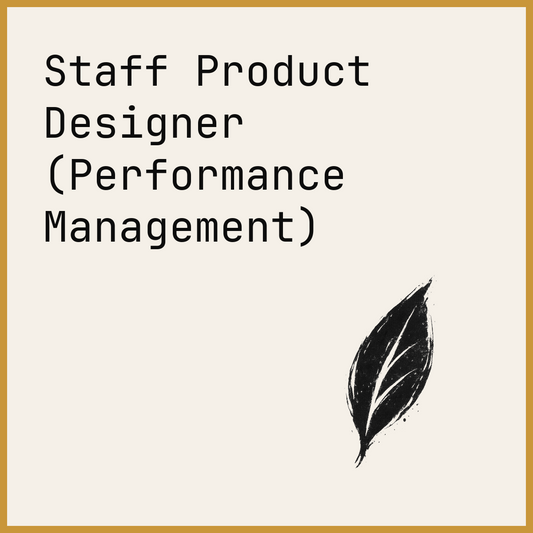 Staff Product Designer (Performance Management)
