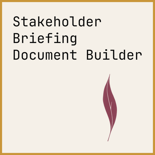 Stakeholder Briefing Document Builder