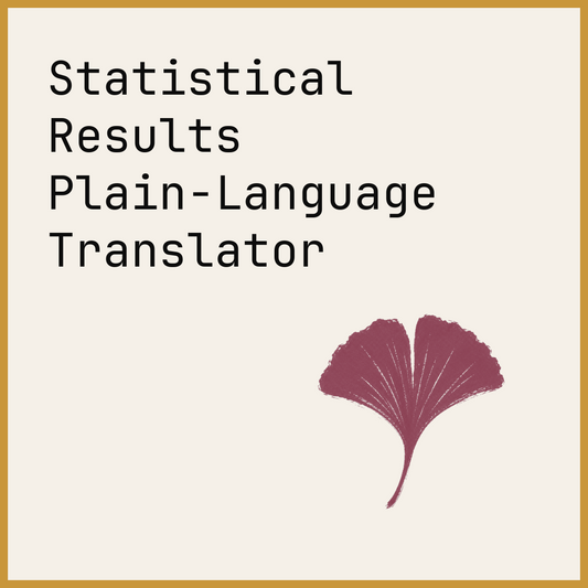 Statistical Results Plain-Language Translator
