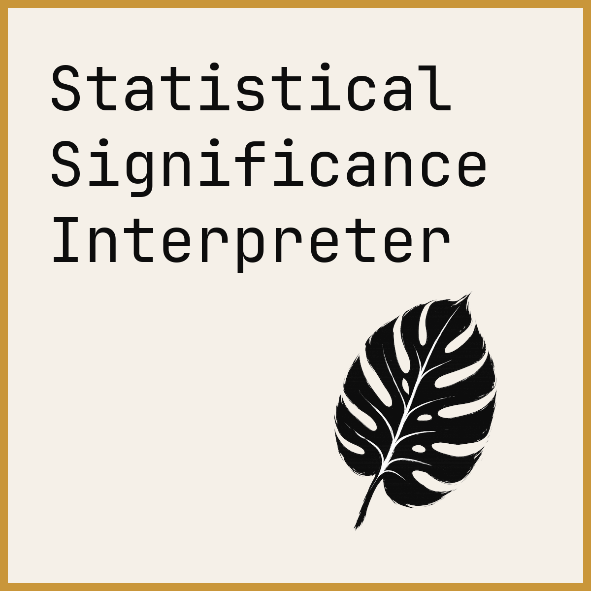 Statistical Significance Interpreter