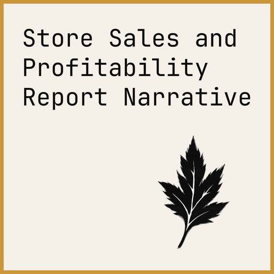 Store Sales and Profitability Report Narrative