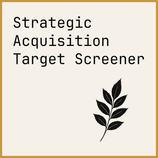 Strategic Acquisition Target Screener