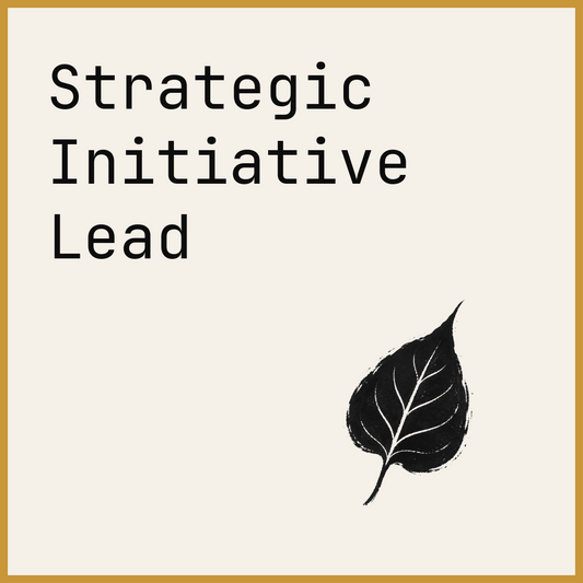 Strategic Initiative Lead