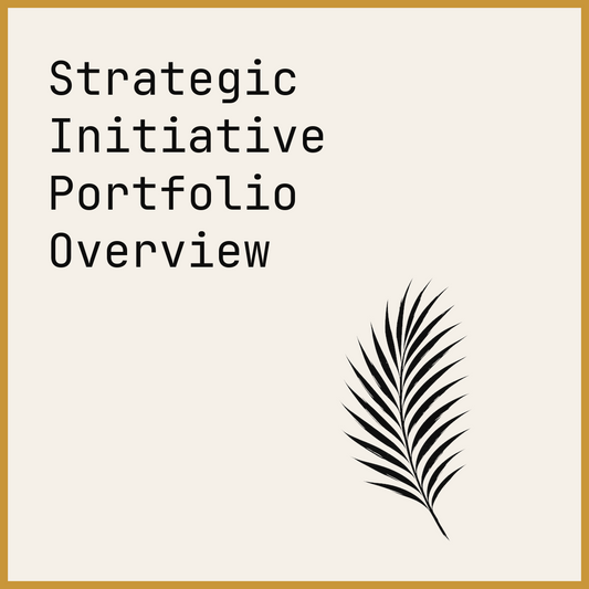 Strategic Initiative Portfolio Overview