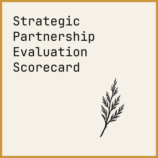 Strategic Partnership Evaluation Scorecard