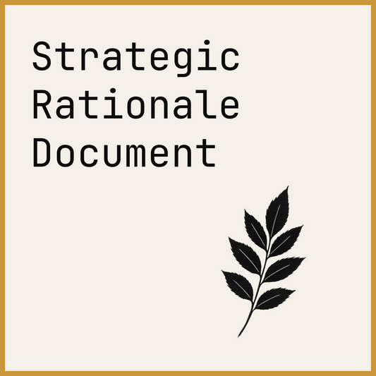 Strategic Rationale Document
