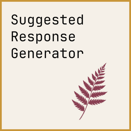 Suggested Response Generator