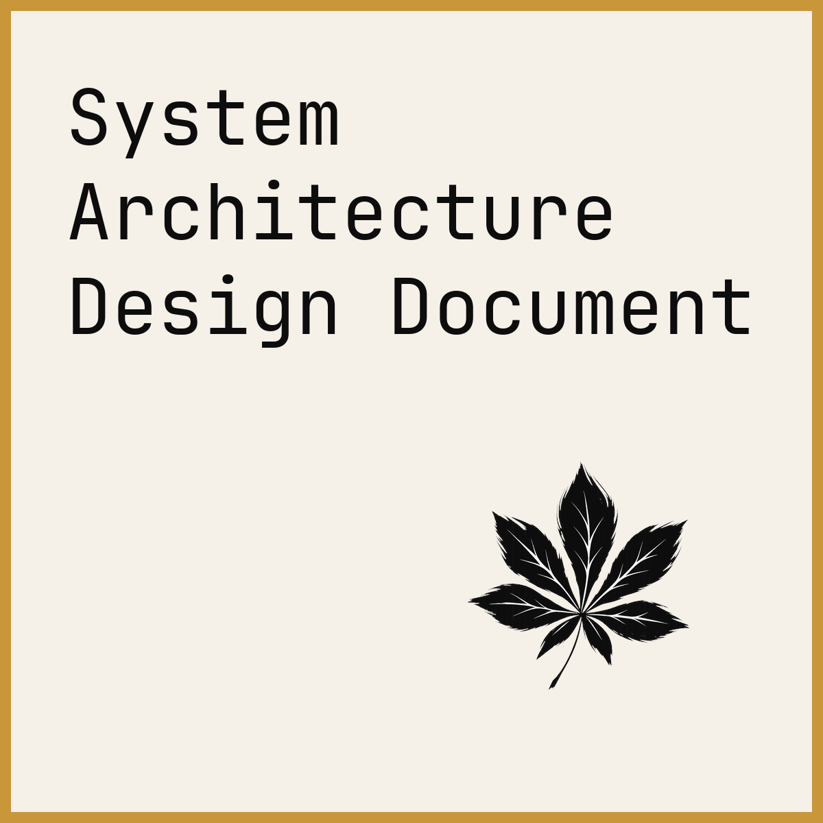 System Architecture Design Document