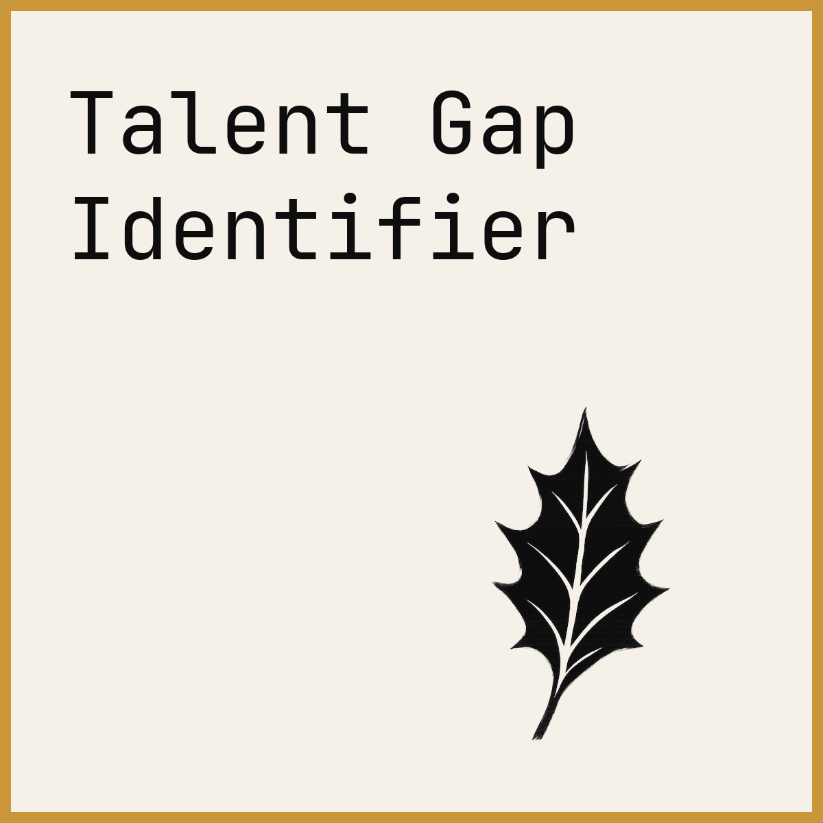 Talent Gap Identifier